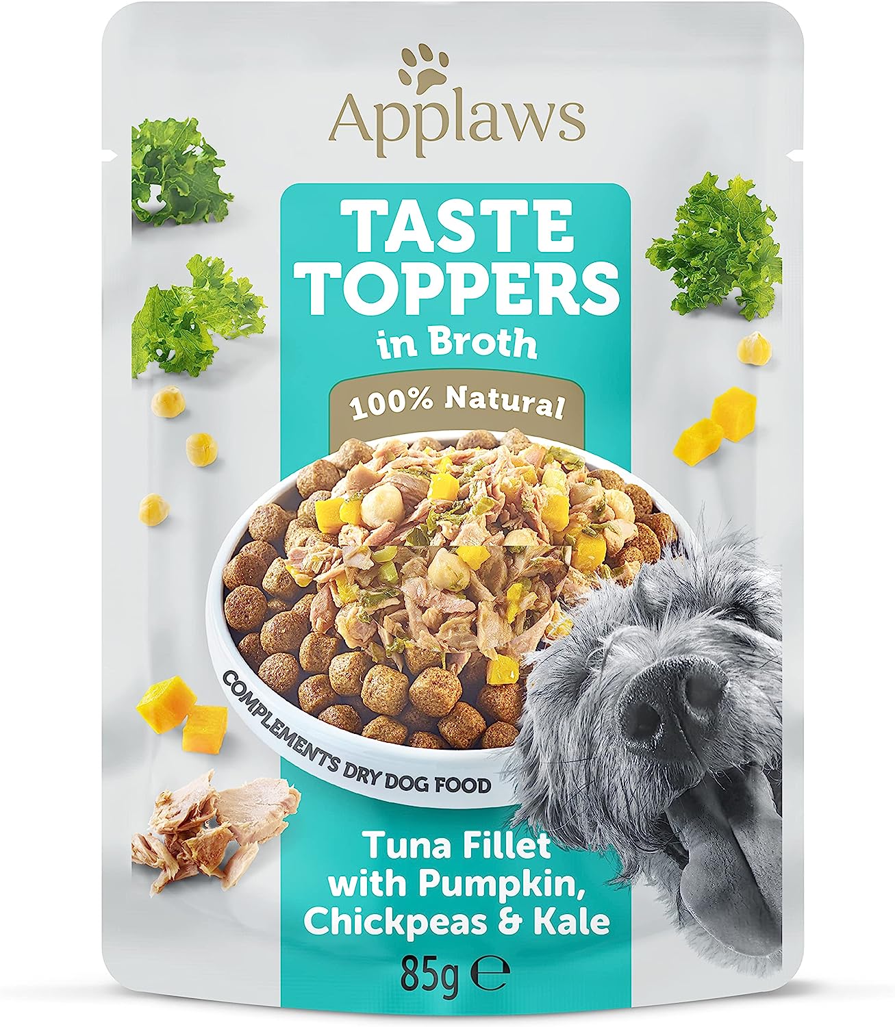 Applaws Wet Dog Food Tuna Fillet With Pumpkin Chickpeas & Kale 85 Gm Pouch Pack Of 12