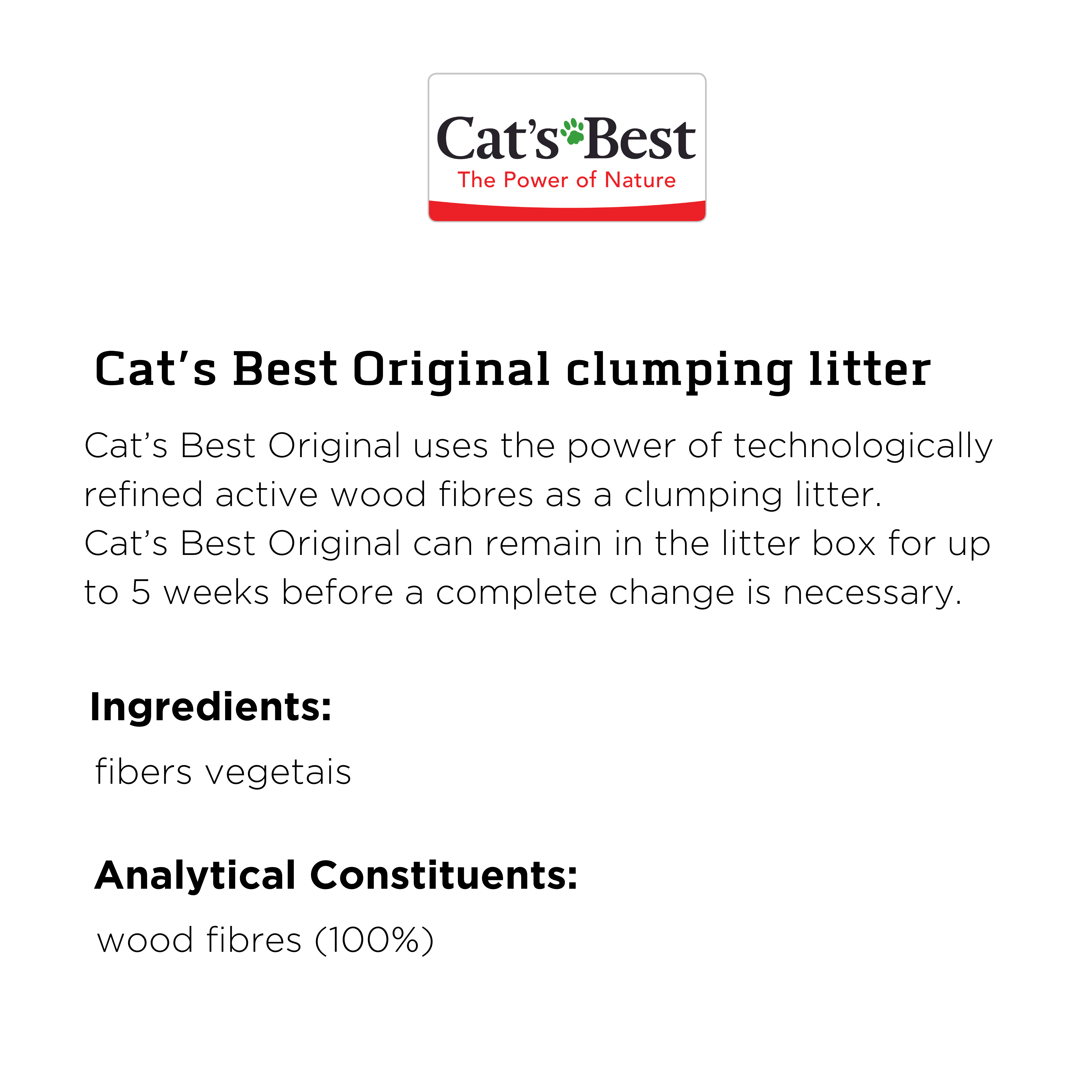 JRS Cat's Best Original Cat Litter 2.1-kg