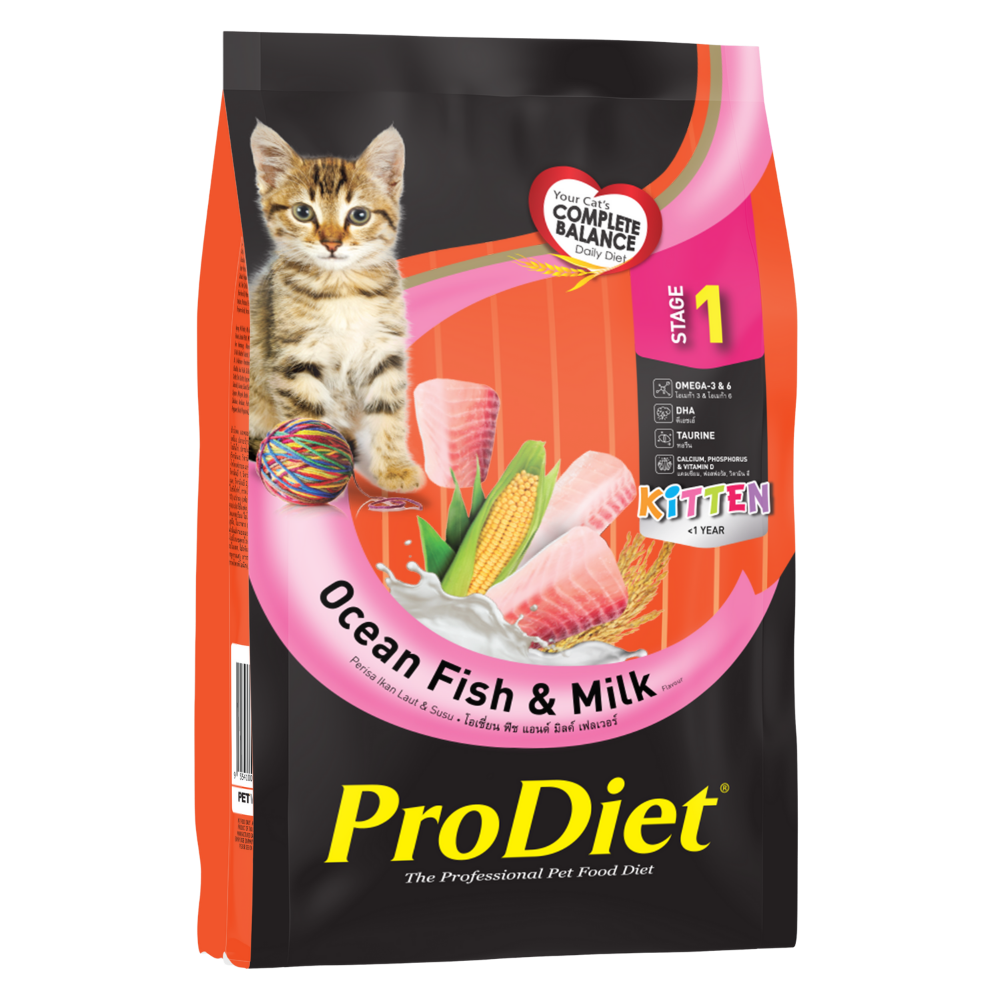 ProDiet Kitten Ocean Fish & Milk Cat Food 500-g