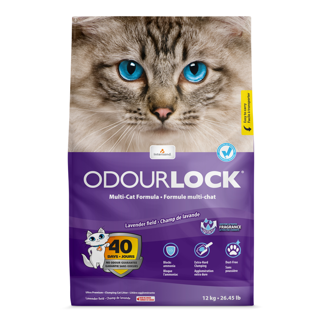Intersand Odourlock Lavender Field Cat Litter 12 Kg