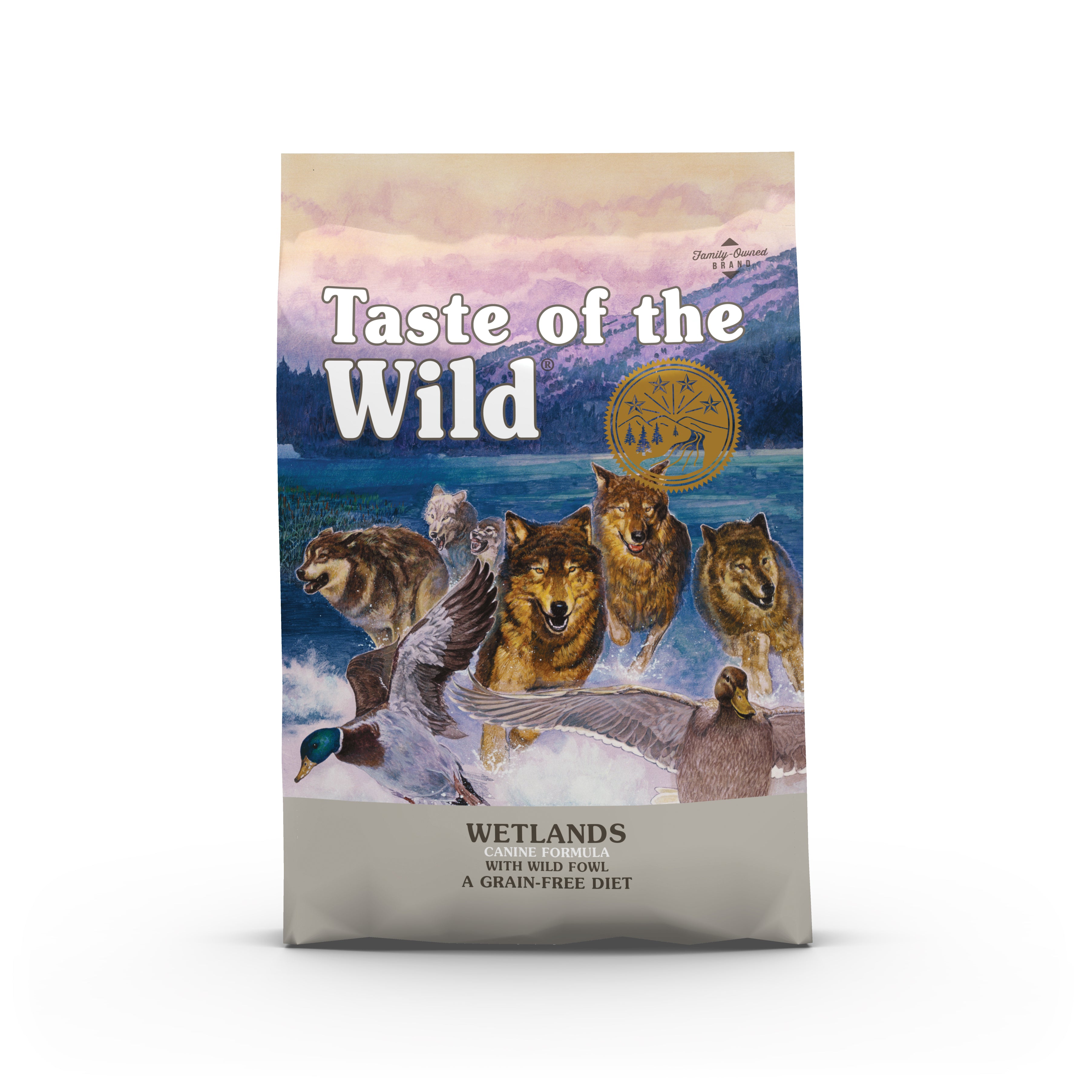 Taste of the Wild Dry Dog Food Wetlands Canine (Wild Fowl) 5.6-Kg