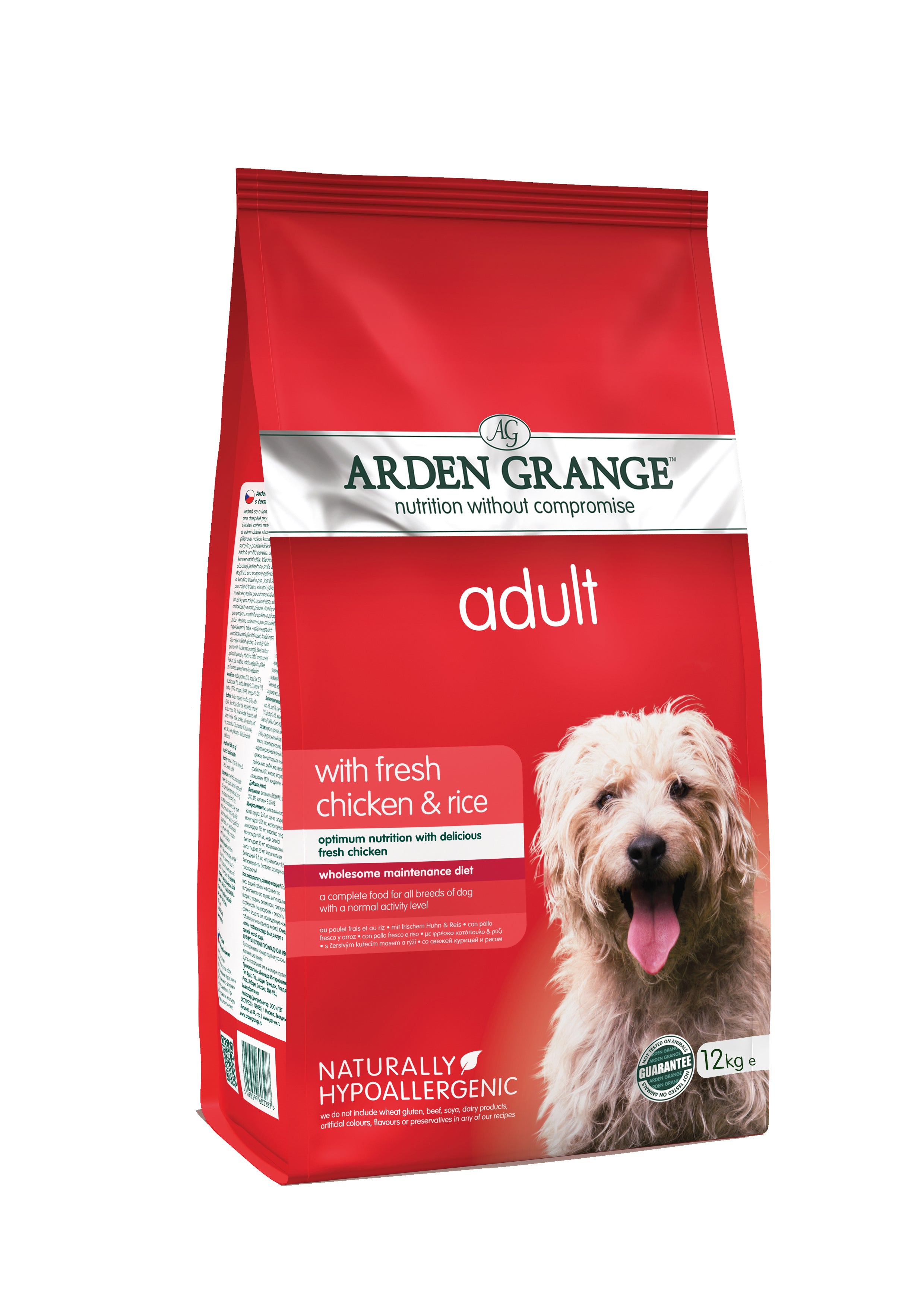 Arden Grange Adult Dog Fresh Salmon & Rice 12-kg