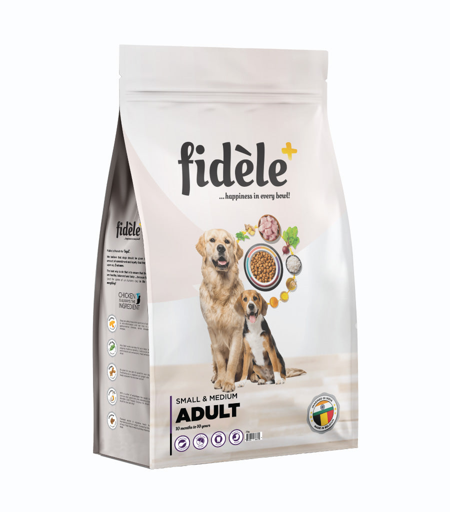 Fidele+ Dry Dog Food Adult Small & Medium 1-Kg