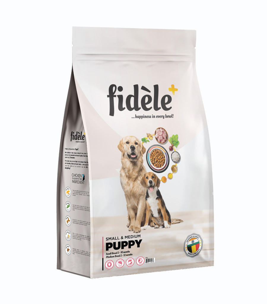 Fidele+ Dry Dog Food Small & Medium Puppy 1-Kg