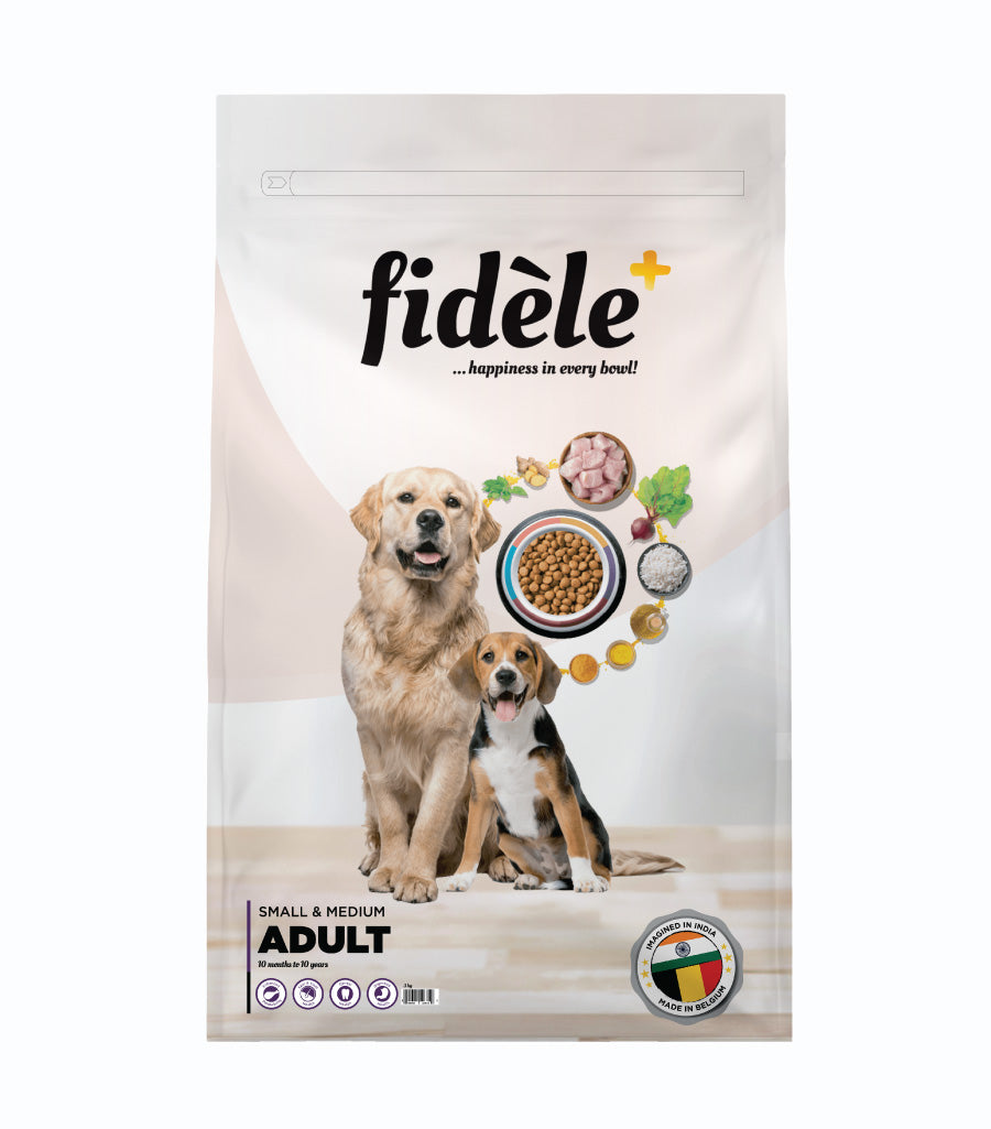 Fidele+ Dry Dog Food Adult Small & Medium 3-Kg