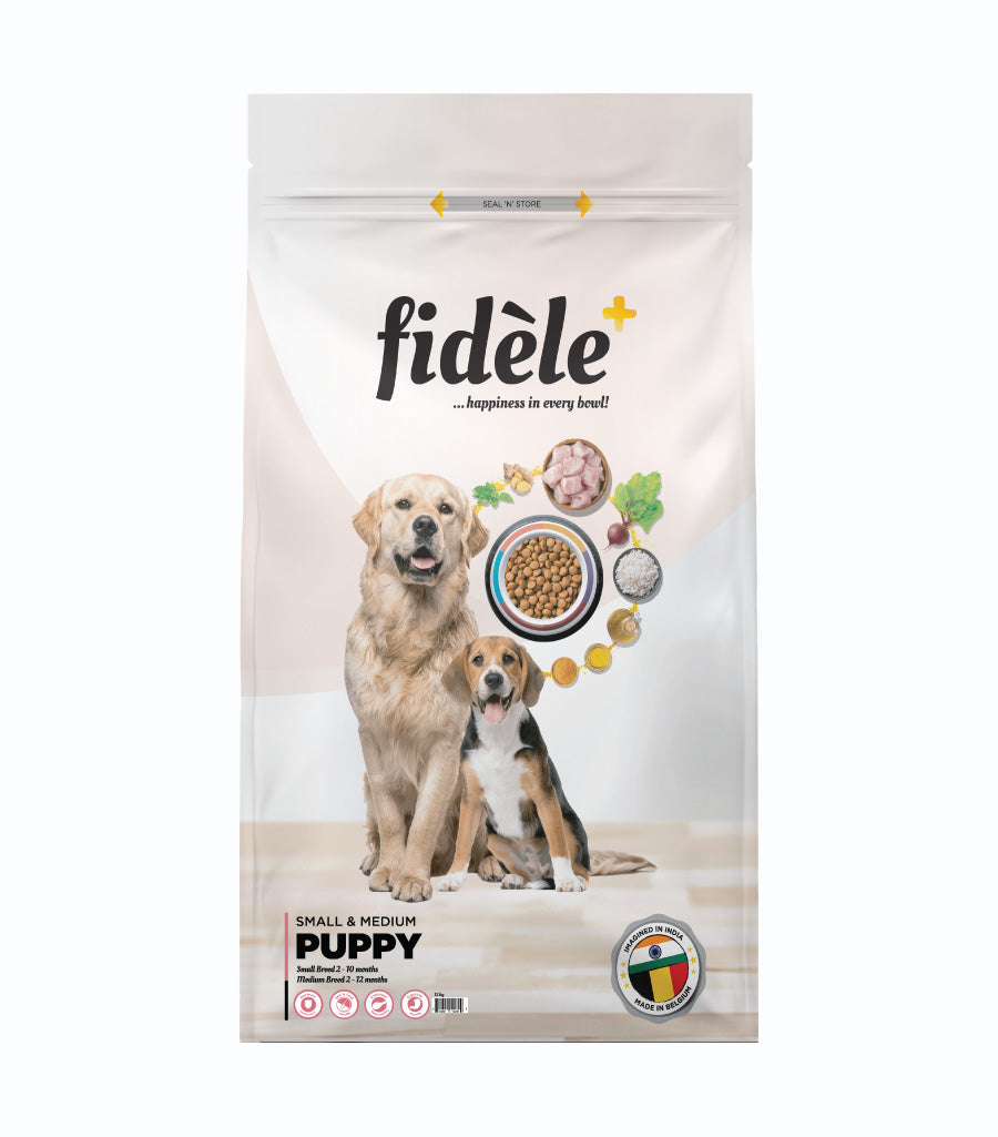 Fidele+ Dry Dog Food Small & Medium Puppy 12-Kg