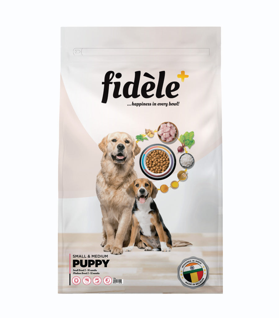 Fidele+ Dry Dog Food Small & Medium Puppy 3-Kg