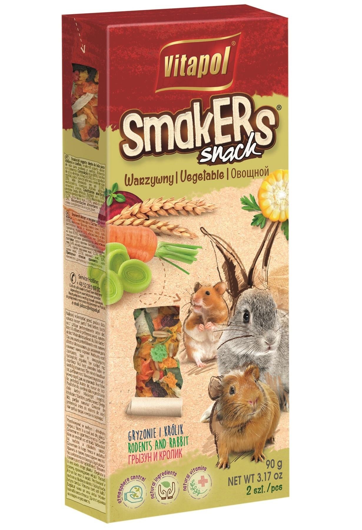 Vitapol Vegetable Smakers for Rodents and Rabbit 90-gm